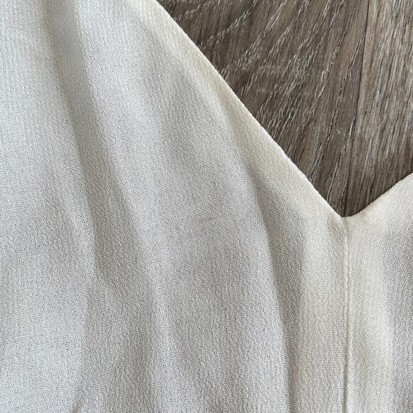 Reformation V-Neck Spaghetti Strap Tank Top in White - Size: Small - Picture 7 of 8